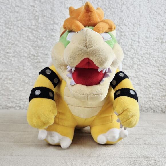 Bowser All Star Plush 10" Super Mario Bros Little Buddy New - Picture 2 of 13